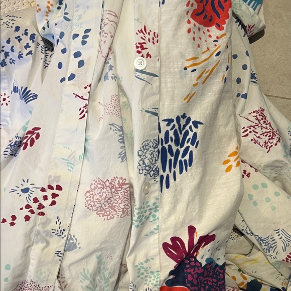 Anthropologie Floral Multicolor king duvet cover - Picture 7 of 7